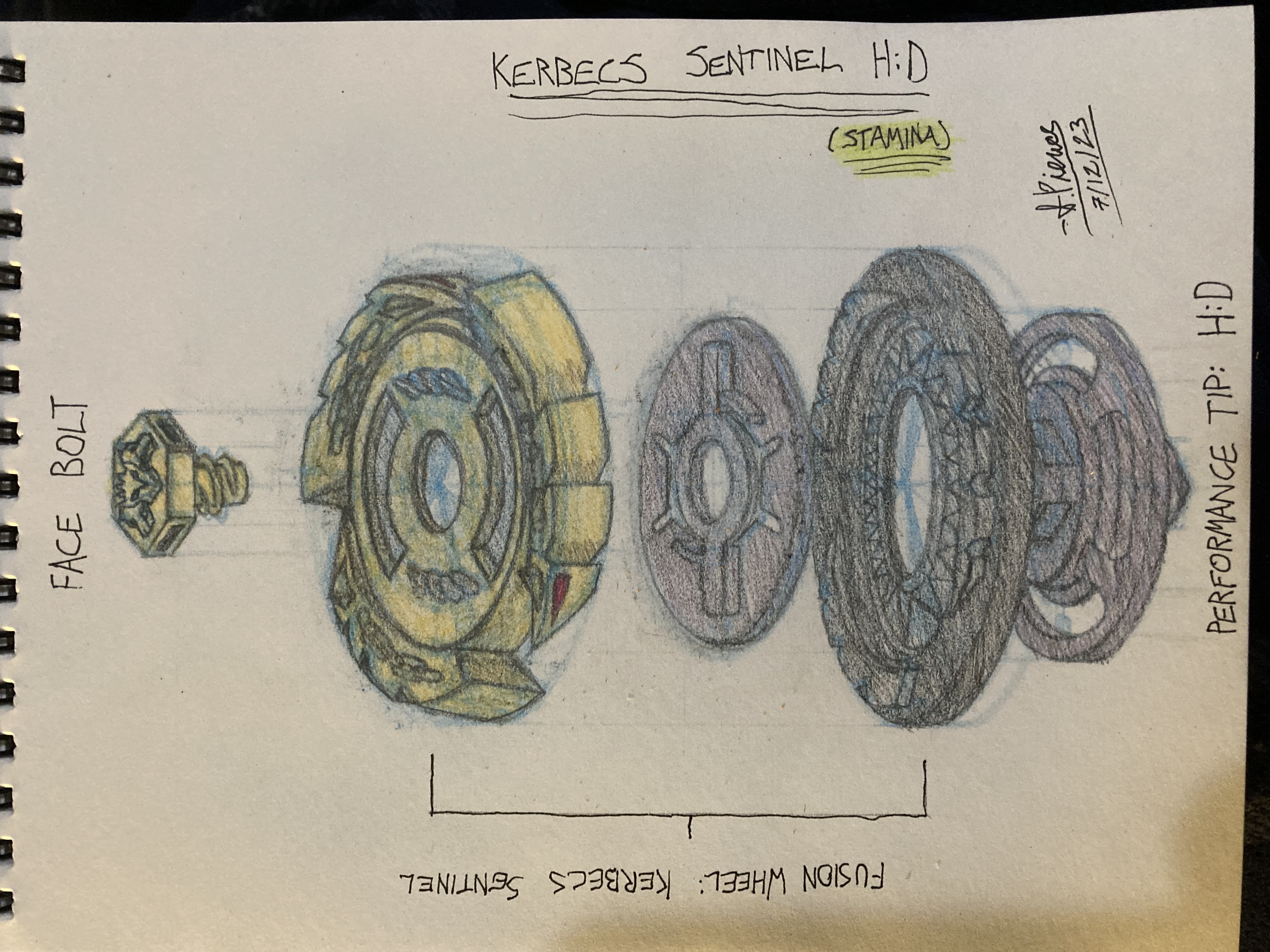 Beyblade Mini-Build: Kerbecs Sentinel H:D